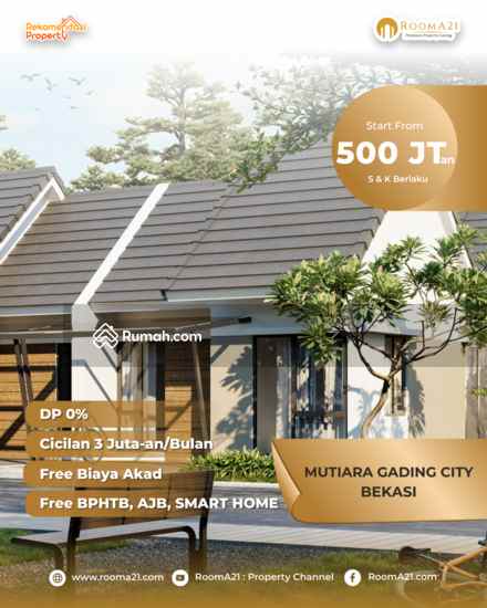 mutiara gading city cluster konsep suasana hijau