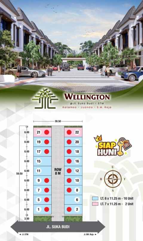 new project jual rumah villa baru komplek wellington