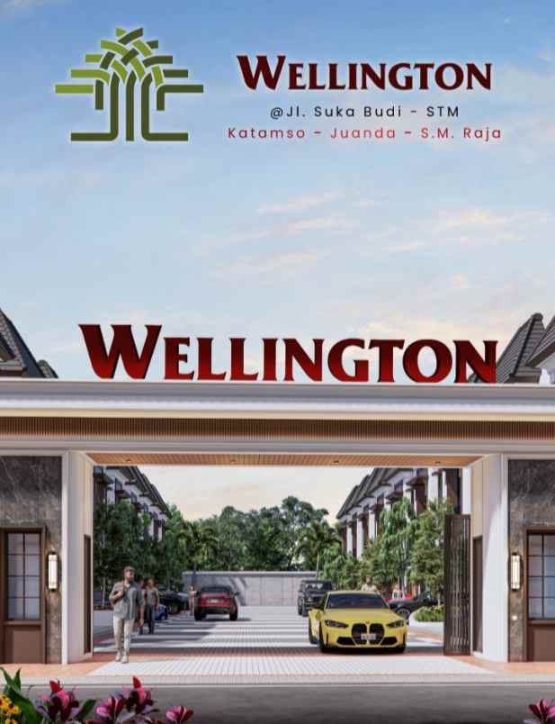 new project jual rumah villa baru komplek wellington