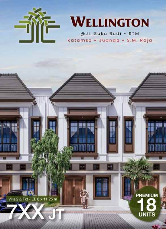 new project jual rumah villa baru komplek wellington