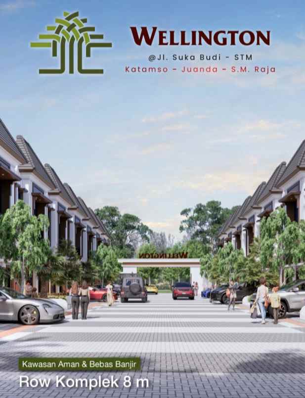 new project jual rumah villa baru komplek wellington