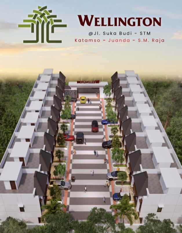 new project jual rumah villa baru komplek wellington