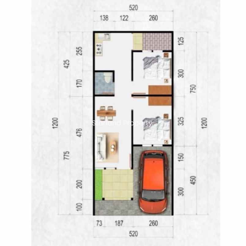 rumah 1 lantai termurah di pondok aren tangsel