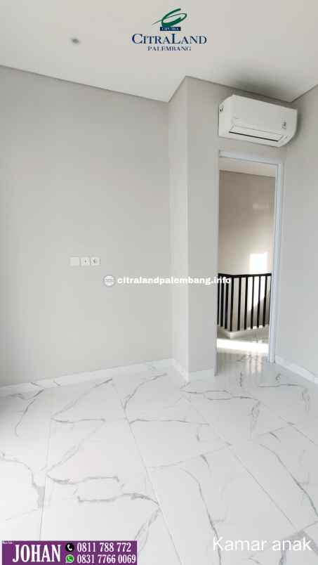 rumah 2 lantai citraland palembang harga dibawah 1m