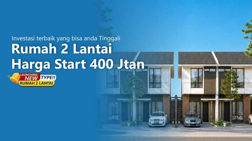 rumah 2 lantai harga mulai 400 jutaan