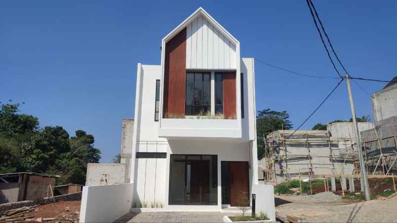 rumah 2 lantai minimalis scandinavia di purwakarta