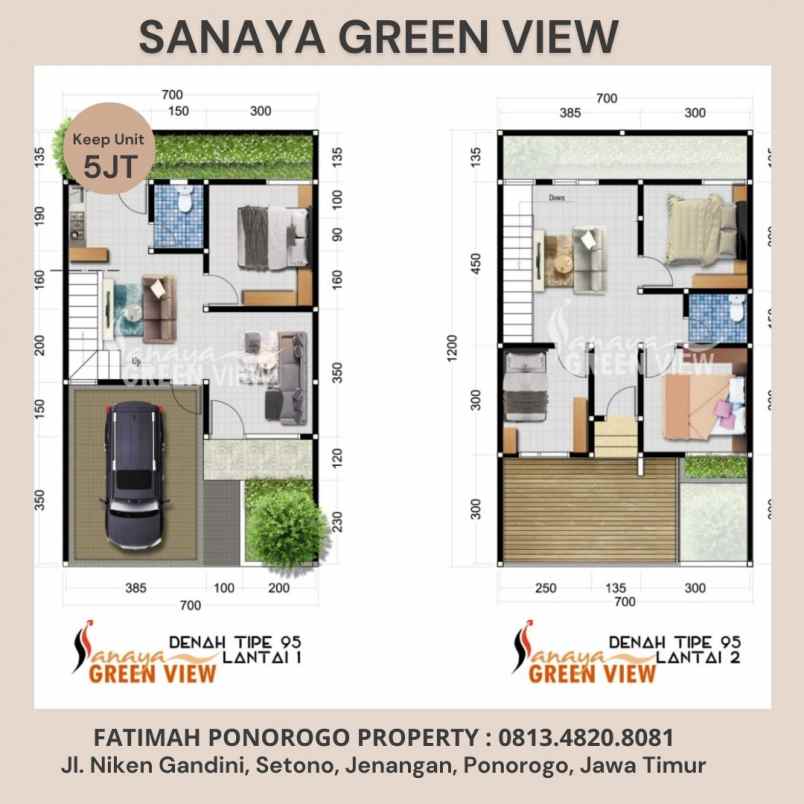 rumah 2 lantai yang banyak peminatnya ponorogo