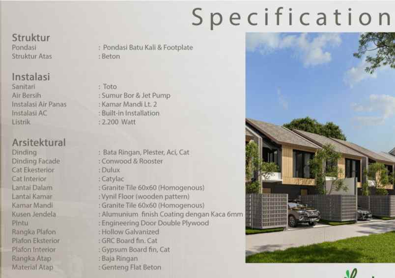 rumah baru 1 45 milyar di klapa 2 tugu cimanggis depok