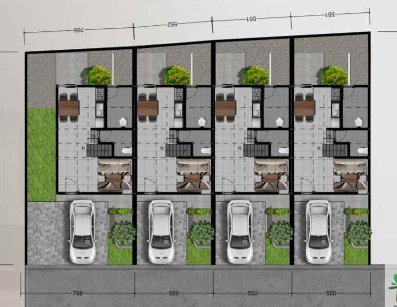 rumah baru 1 45 milyar di klapa 2 tugu cimanggis depok