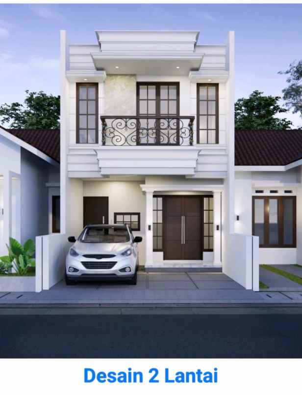 rumah baru 2 lantai di condet jakarta timur