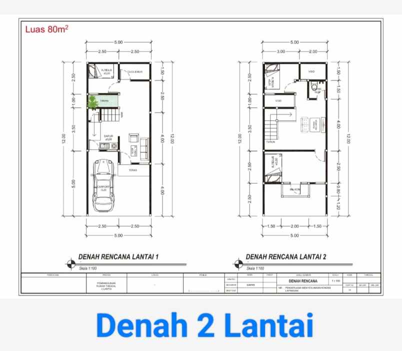 rumah baru 2 lantai di condet jakarta timur