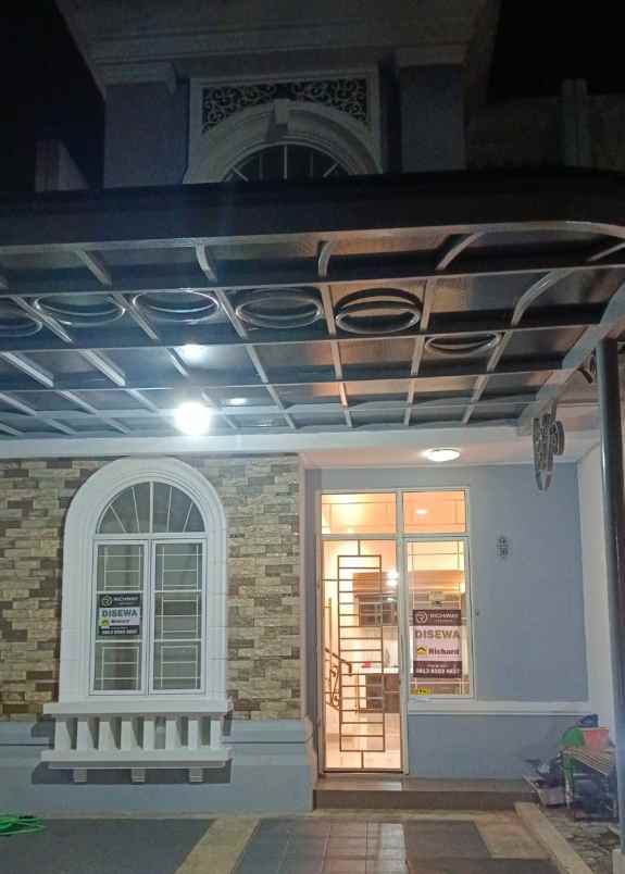 rumah disewakan cluster la seine jakarta garden city