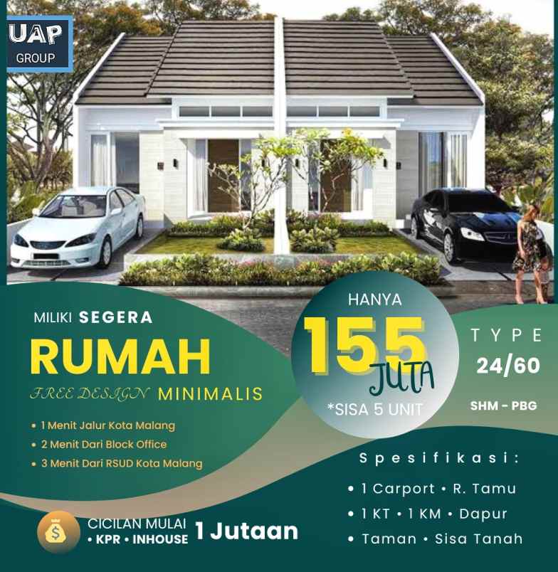 rumah harga subsidi di kota malang