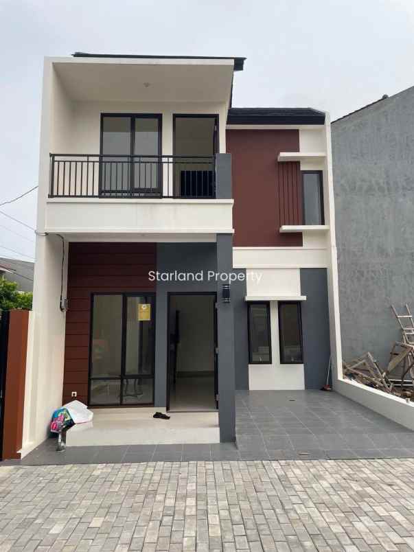rumah modern minimalis di area bintaro