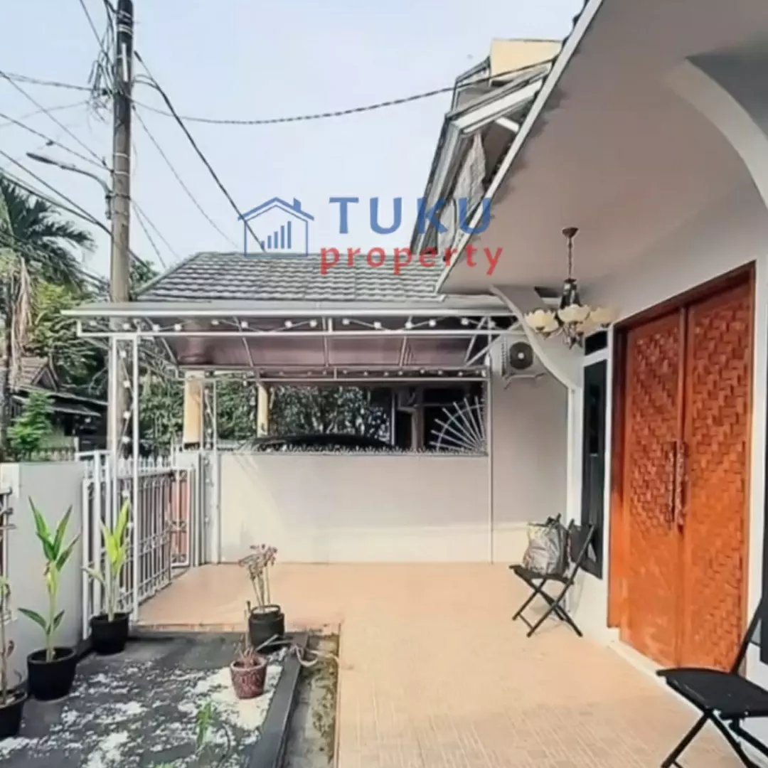 rumah modern minimalis di bukita nusa indah ciputat