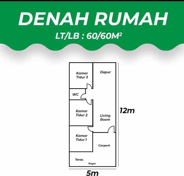 rumah mungil siap huni