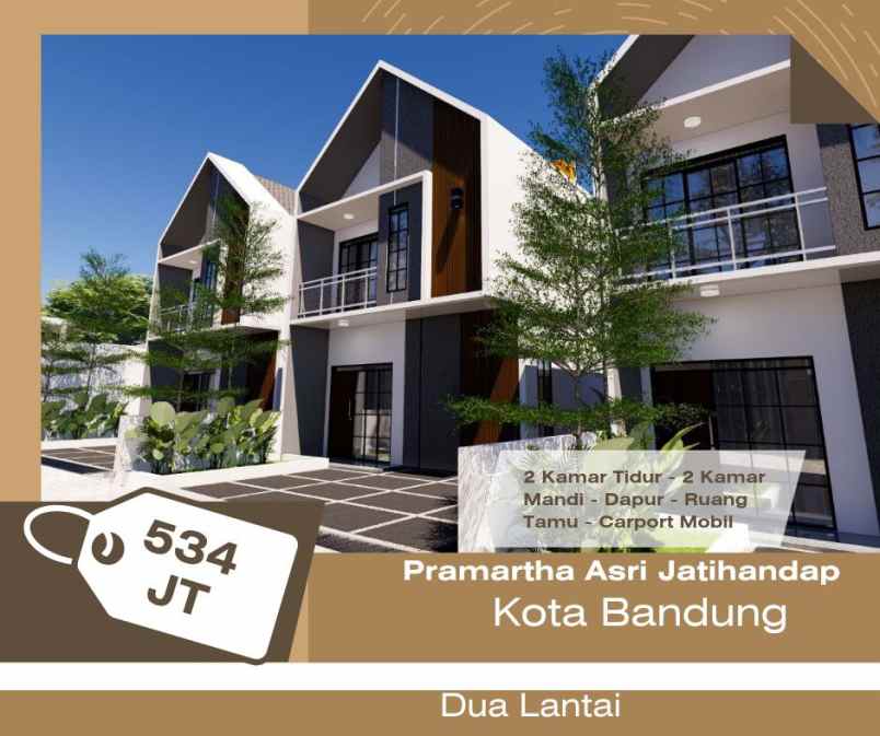 rumah murah dua lantai jatihandap kota bandung