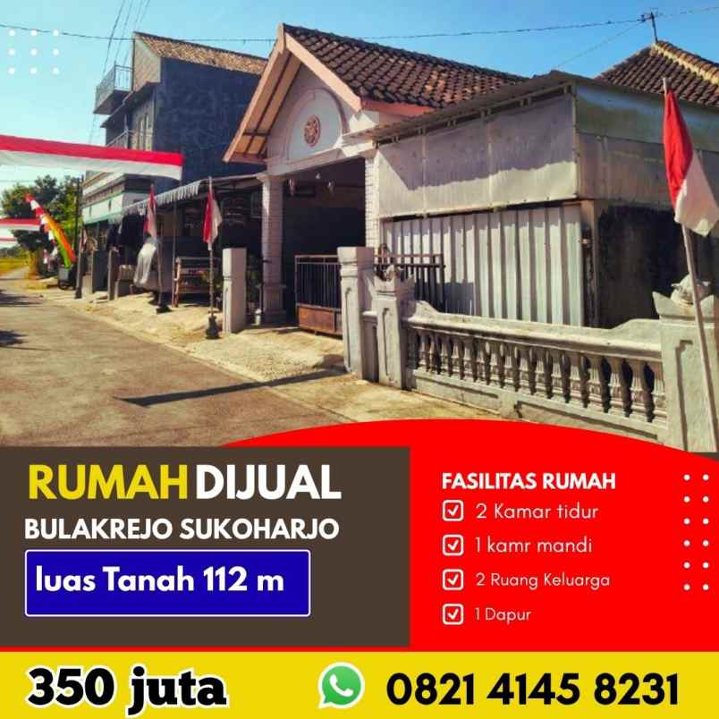 rumah siap huni bilakrejo sukoharjo