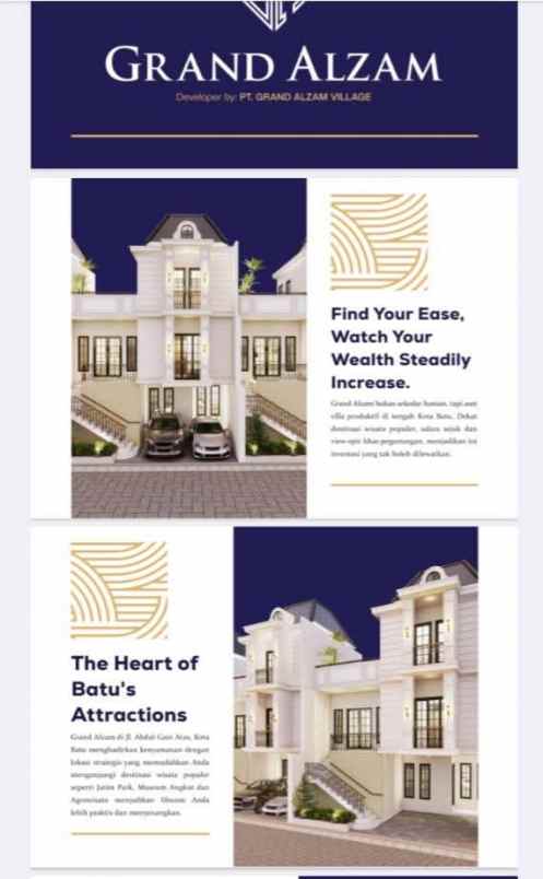 rumah villa sultan grand alzam