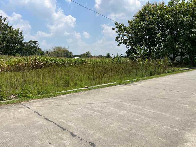 tanah 400jt strategis 5 menit dari alun alun sragen