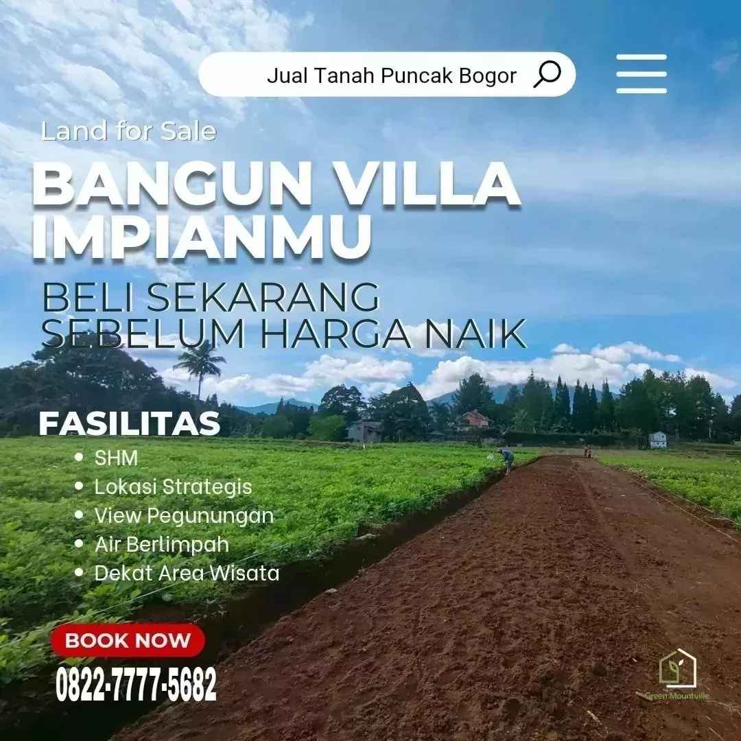 tanah cisarua puncak bogor
