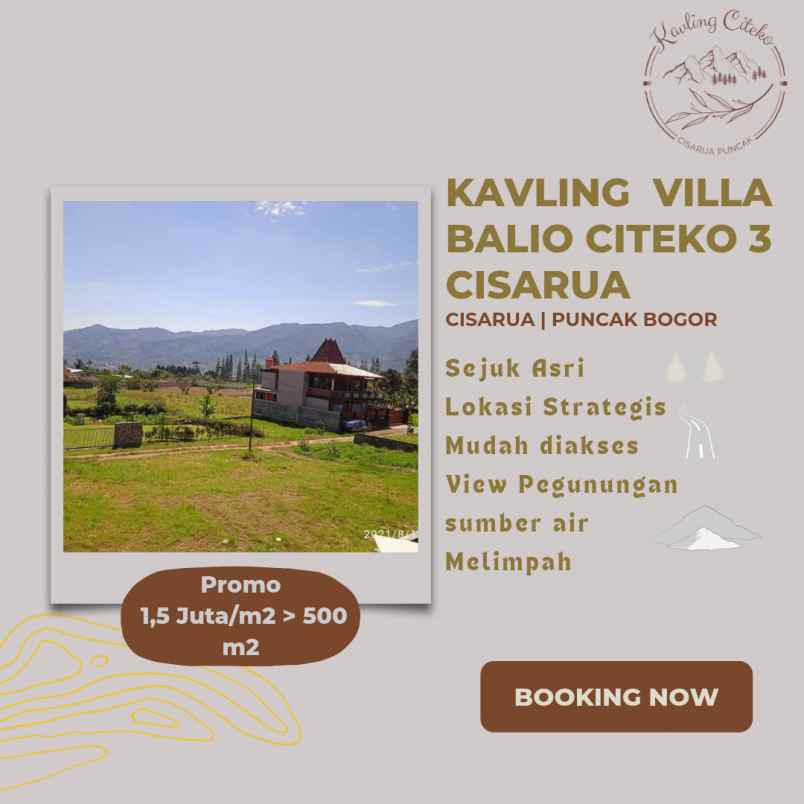 tanah citeko cisarua