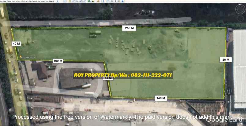 tanah jl cakung cilincing