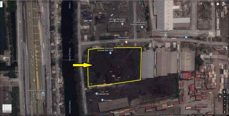 tanah jl inspeksi kirana