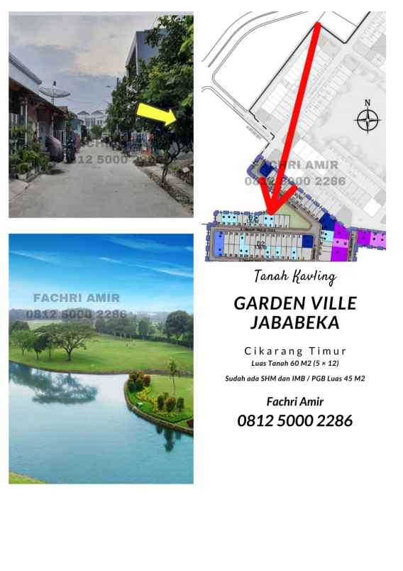 tanah kavling murah di jababeka garden ville