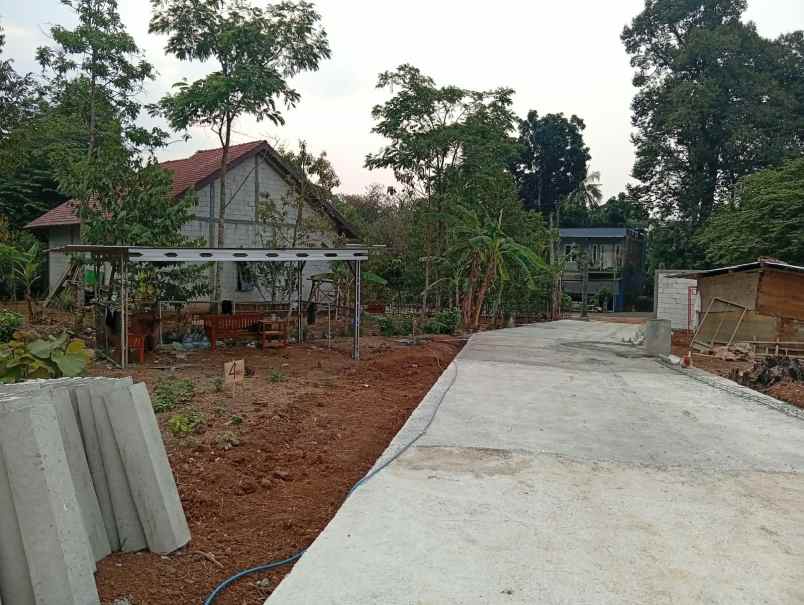 tanah kavling strategis siap bangun dekat jalan aspal