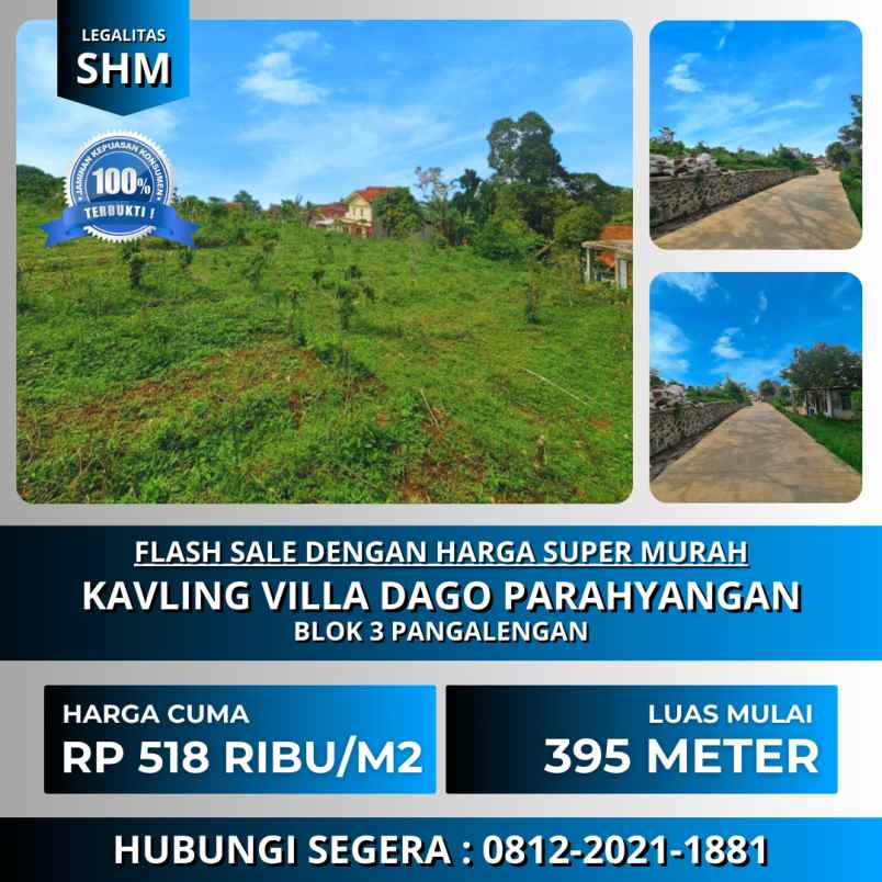 tanah murah di pangalengan cocok untuk villa