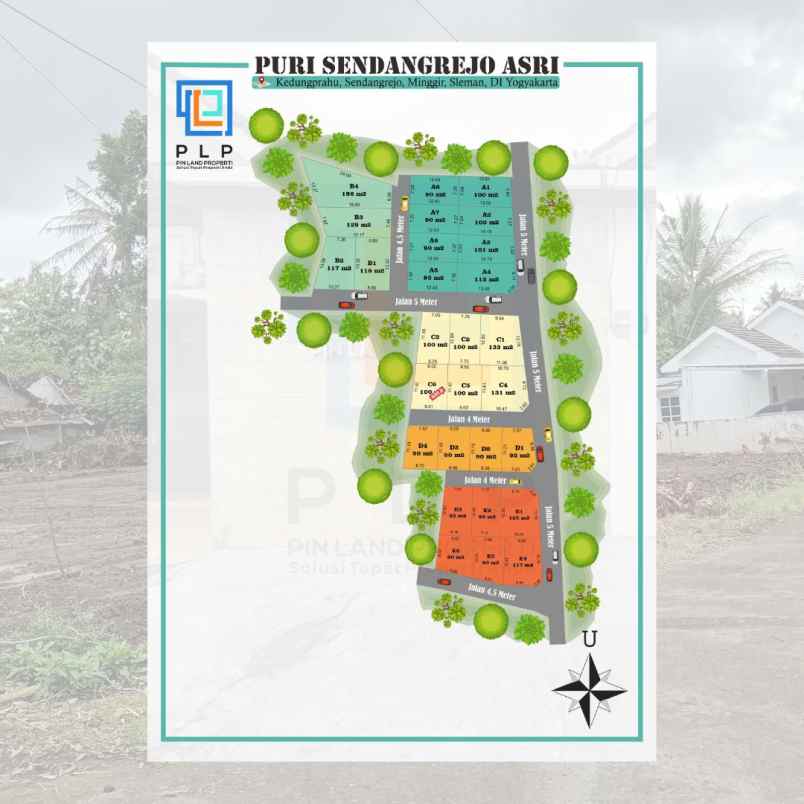 tanah pekarangan mulai 130jutaan