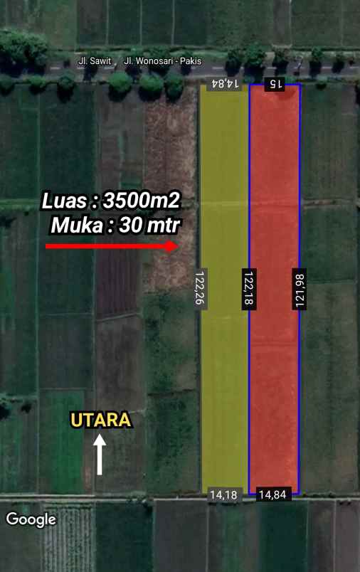 tanah sawit boyolali