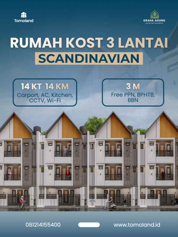 akses jalan mobil kos 8 kamar malang pusat pendidikan