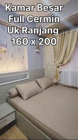apartemen 2br gunawangsa manyar furnished siap huni