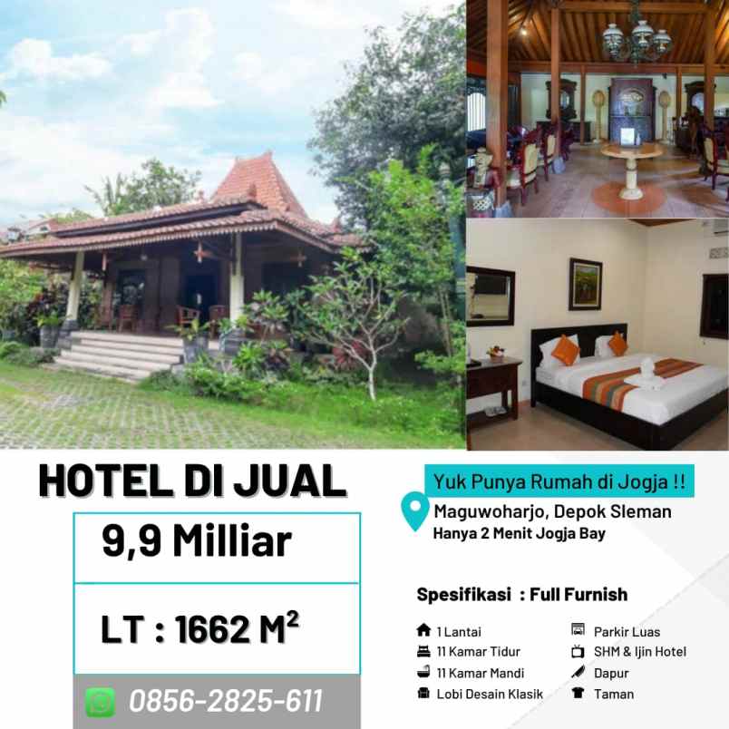 dijual hotel maguwoharjo depok sleman