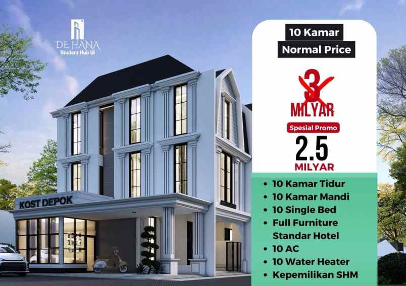 dijual kost pancoran