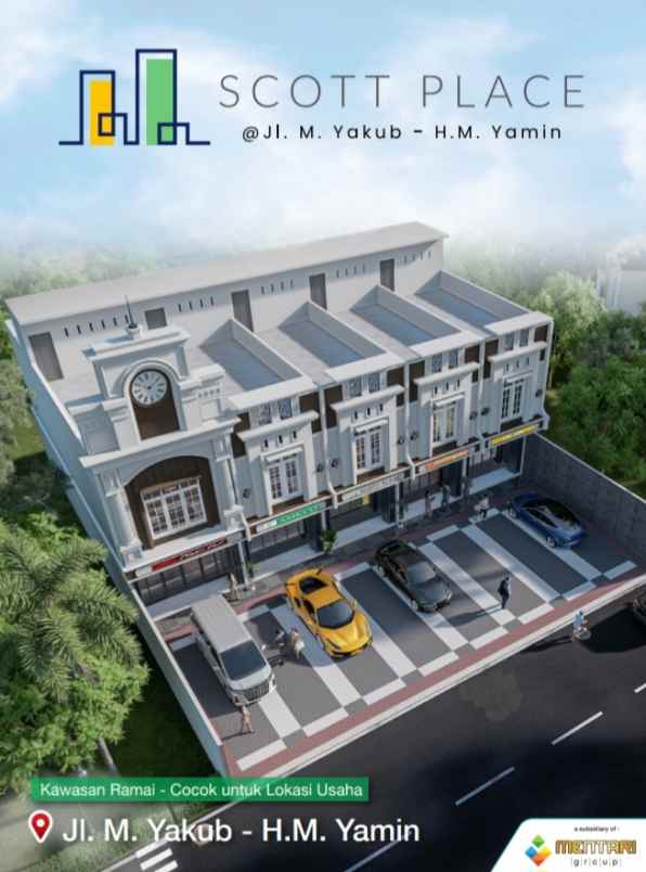 dijual ruko gudang kantor jalan m yakub hm yamin