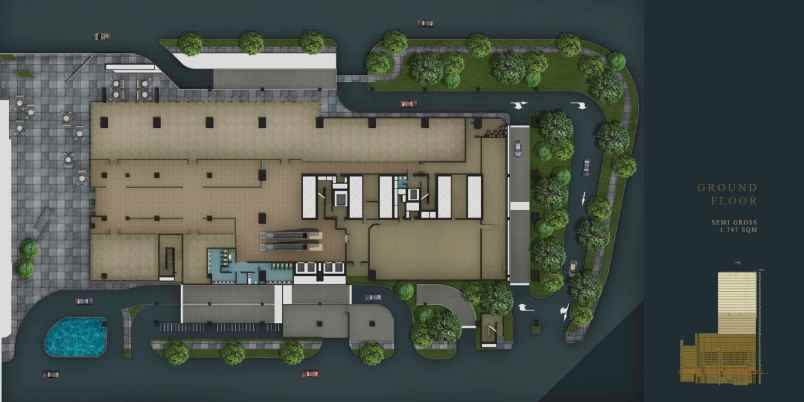 dijual ruko gudang kantor jl iskandarsyah ii no 2