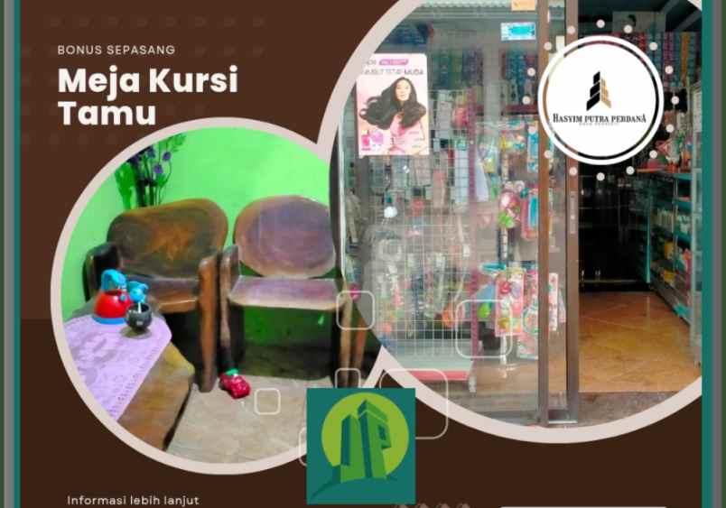 dijual ruko gudang kantor kepuren