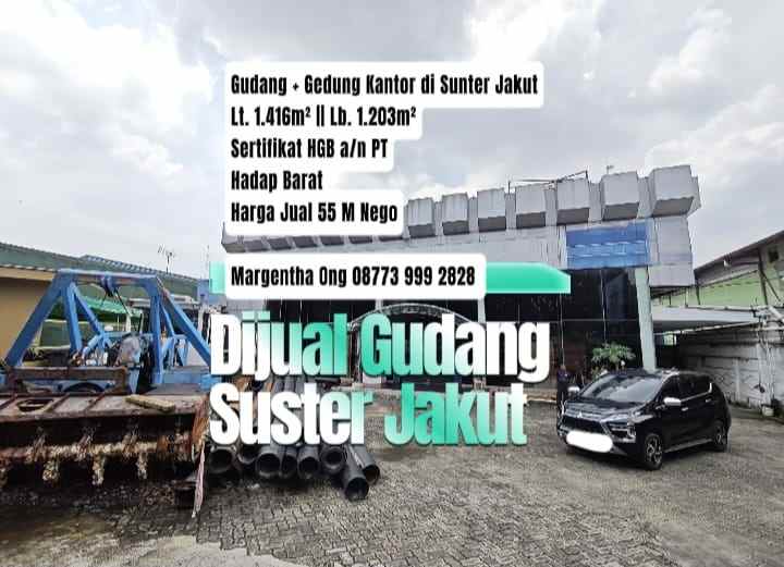 dijual ruko gudang kantor sunter jakarta utara