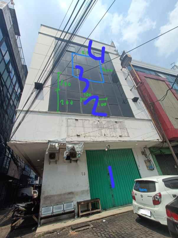 dijual ruko luas di kemanggisan palmerah jakarta barat