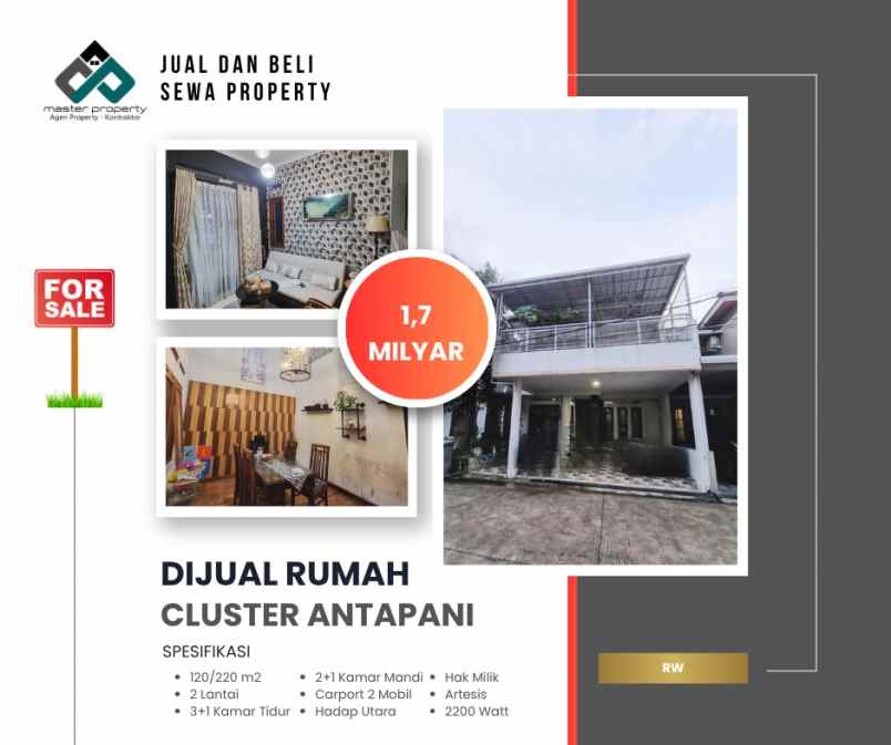 dijual rumah antapani