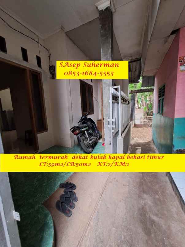 dijual rumah bulak kapal bekasi timur