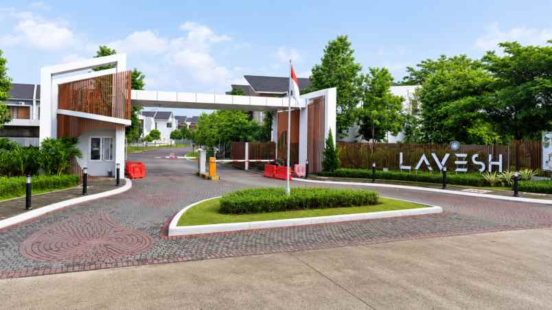 dijual rumah cluster lavesh harapan