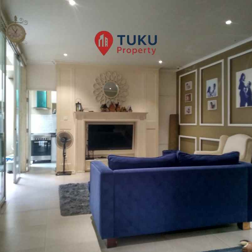 dijual rumah delatinos full furnished murah