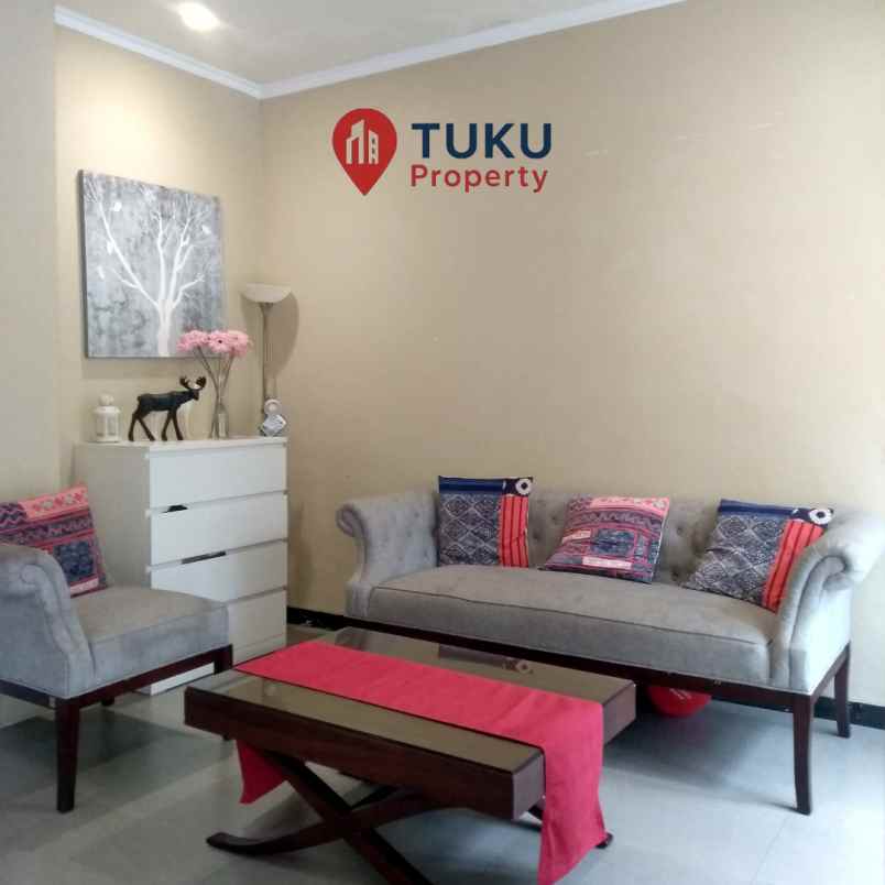 dijual rumah delatinos full furnished murah