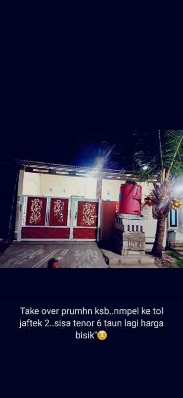 dijual rumah diover kredit rumah di