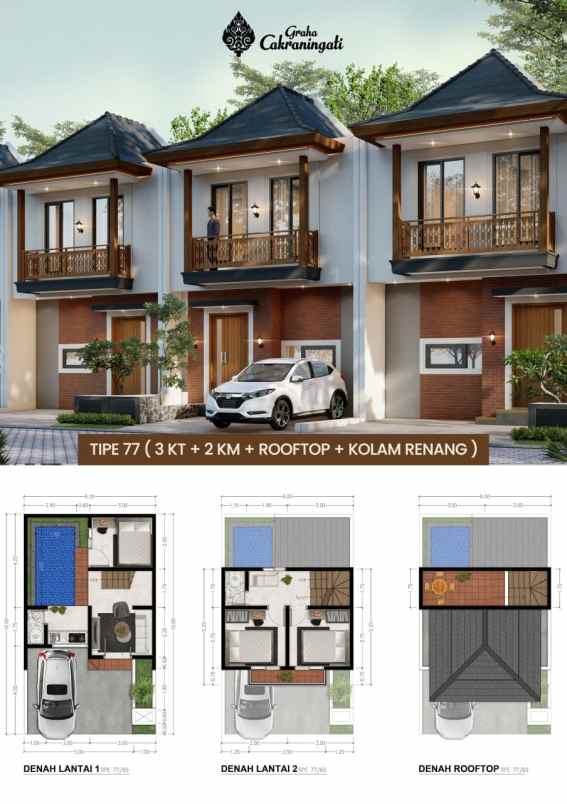 dijual rumah graha cakraningati sidomulyo