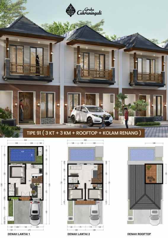 dijual rumah graha cakraningati sidomulyo